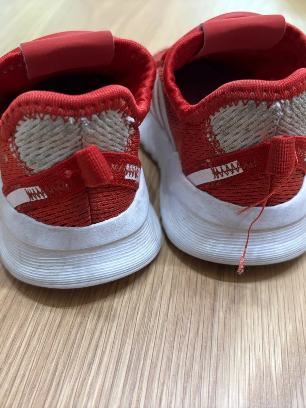 Bundle - toddler size 5 Red adidas Sneakers and Grey paw patrol crocs